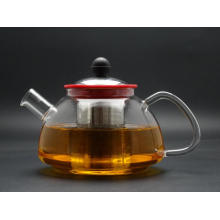 Hand Made Glassware / Kitchenware Glass Tea Pot, Pyrex Glass Tea Pot with Filter